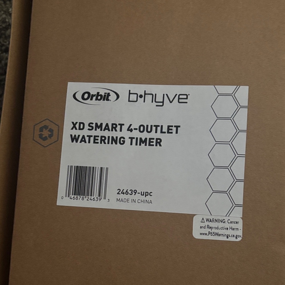 B-hyve XD Smart 4-Outlet Watering Timer - Black